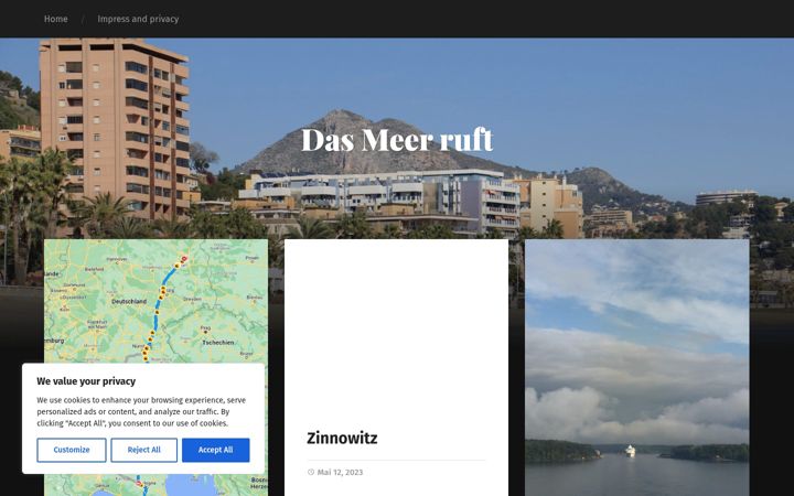 Screenshot of maresuono.com