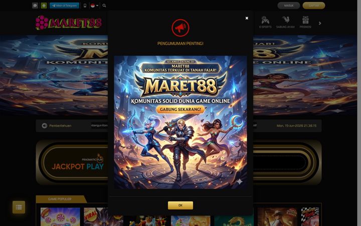 Screenshot of maret88.it.com
