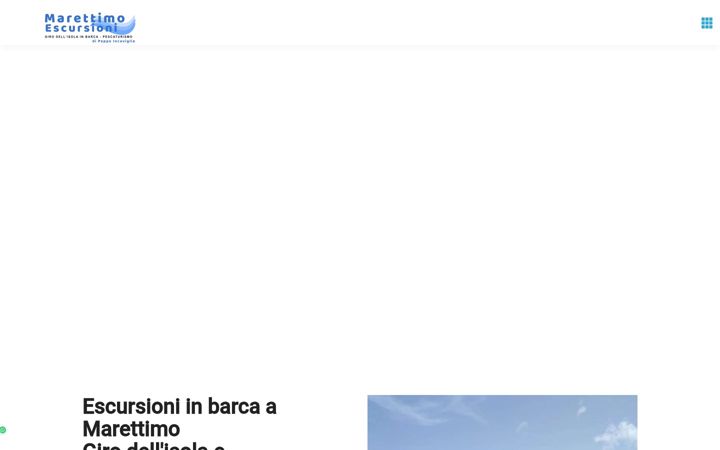 Screenshot of marettimoescursioni.it