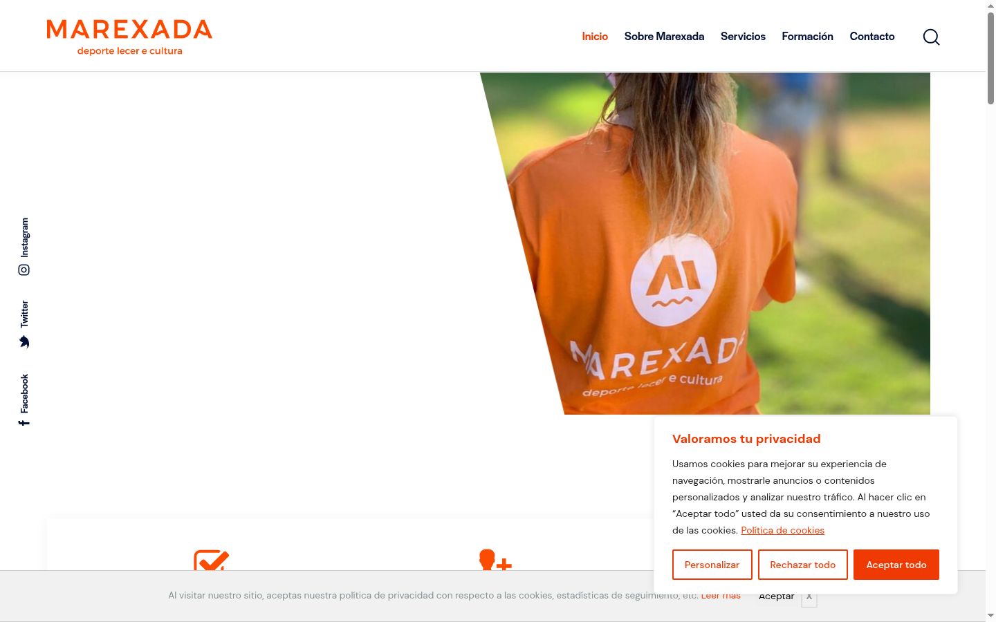 Screenshot des Einwilligungsbanners vor jeglicher Interaktion