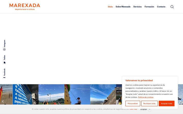 Screenshot of marexada.es