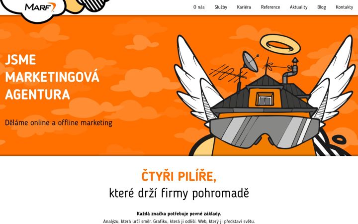 Screenshot of marf.eu