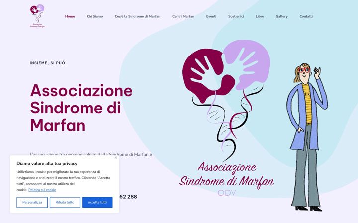 Screenshot of marfan.it
