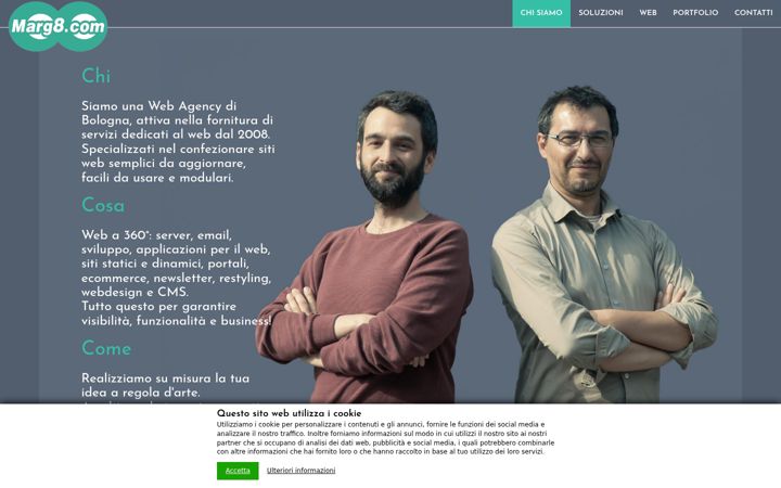 Screenshot of marg8.com