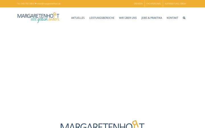 Screenshot of margaretenhort.org