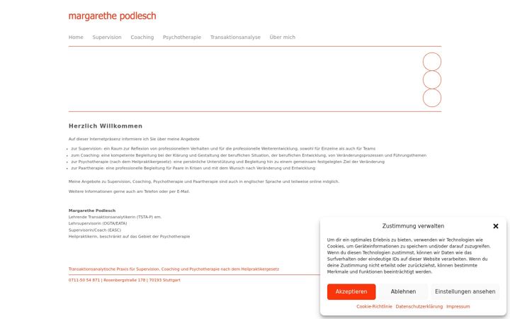 Screenshot of margarethe-podlesch.de