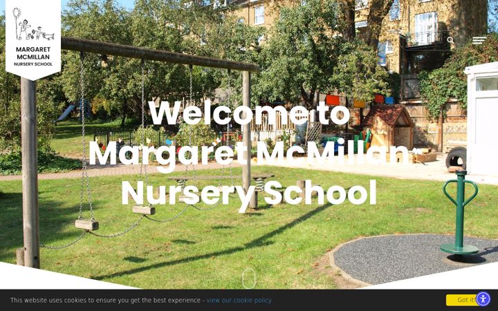 Screenshot of margaretmcmillan.islington.sch.uk