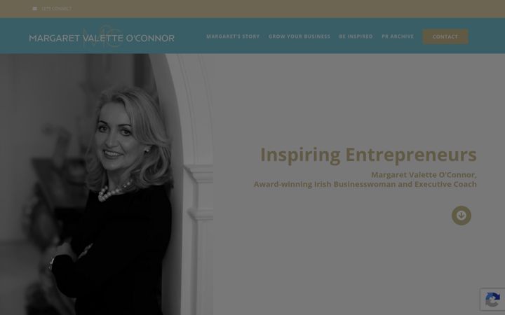 Screenshot of margaretvalette.com
