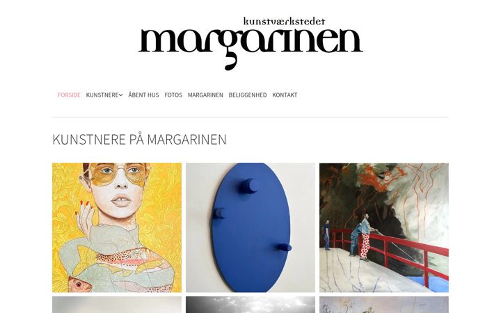 Screenshot of margarinen.dk