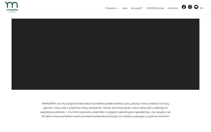 Screenshot of margarita.eu