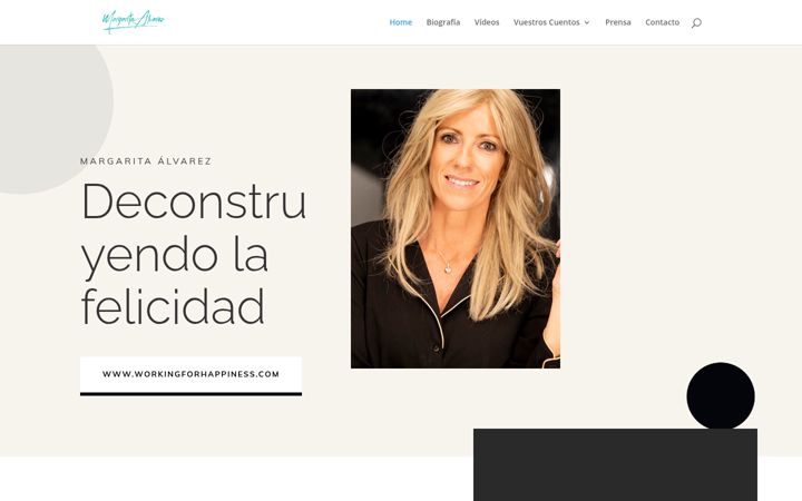 Screenshot of margaritaalvarez.es