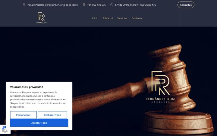 Screenshot of margaritafernandez.es