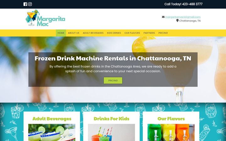 Screenshot of margaritamac.com