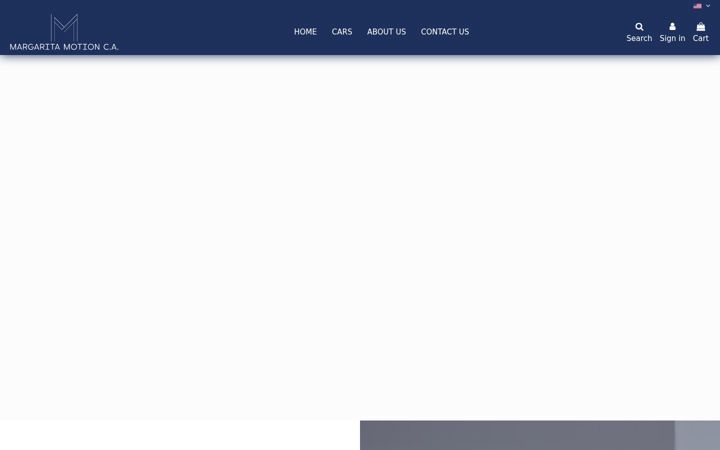 Screenshot of margaritamotion.com