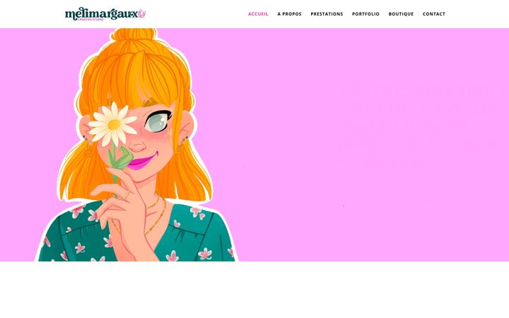 Screenshot of margauxlormier.com
