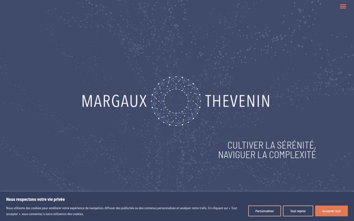 Screenshot of margauxthevenin.com