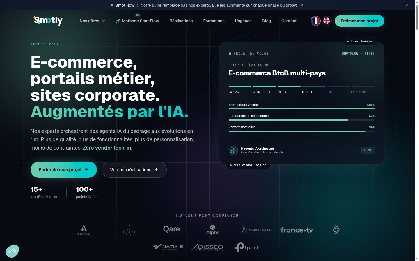Captura de pantalla del banner de consentimiento mostrado antes de cualquier interacción