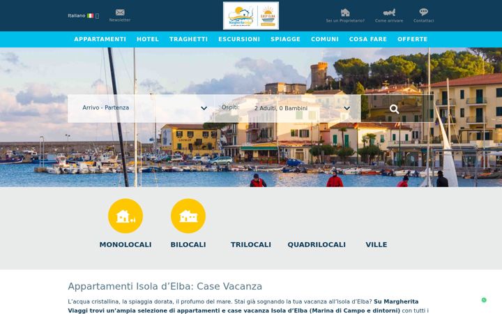 Screenshot of margheritaviaggi.it
