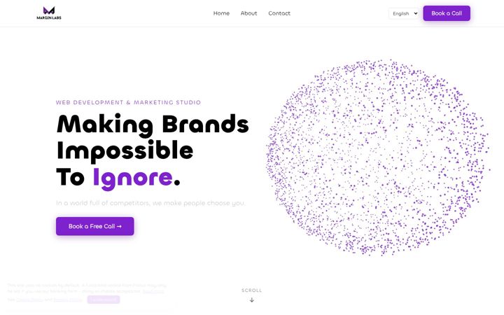Screenshot of marginlabs.eu