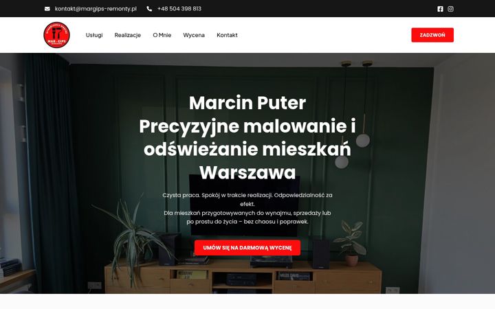Screenshot of margips-remonty.pl