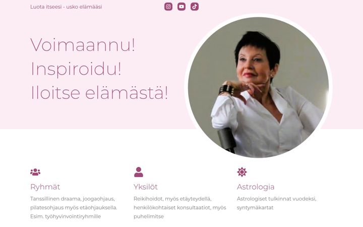 Screenshot of margitcarpelan.fi