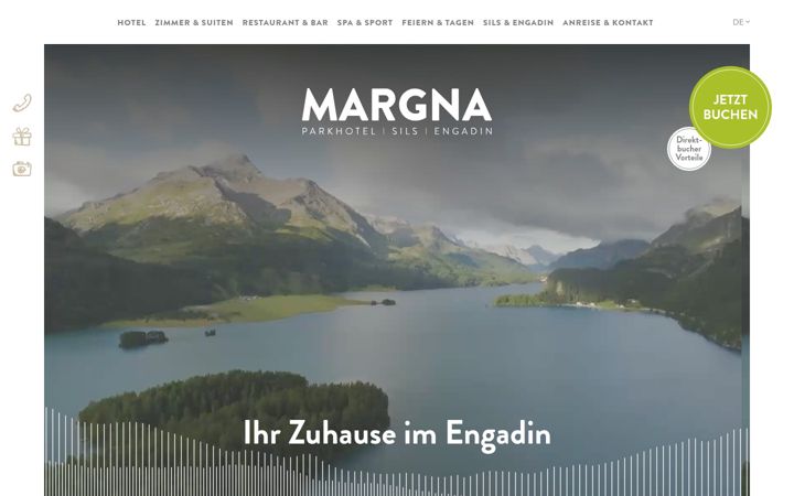 Screenshot of margna.ch