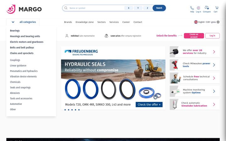 Screenshot van margo24.com