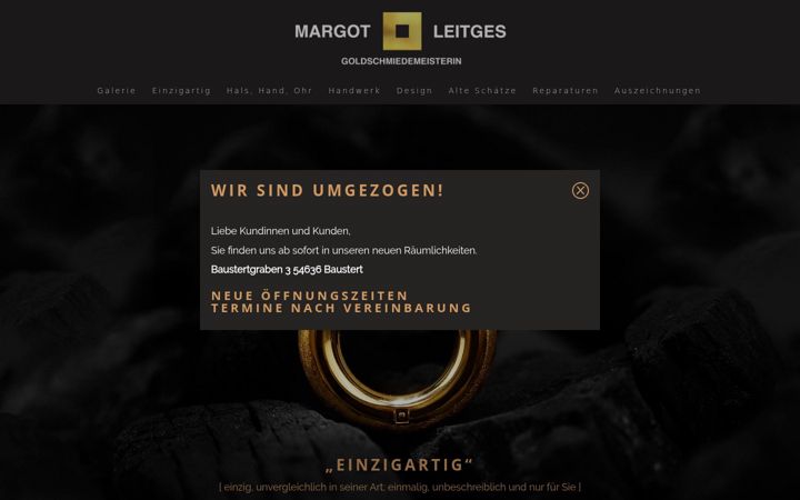 Screenshot of margot-leitges.de
