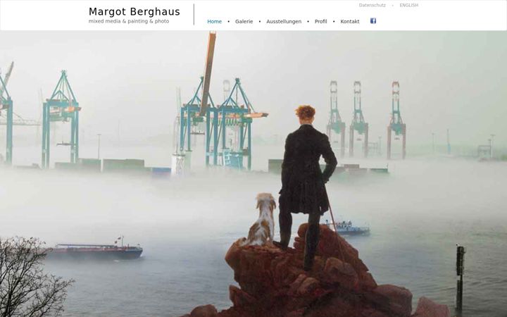 Screenshot of margotberghaus.de