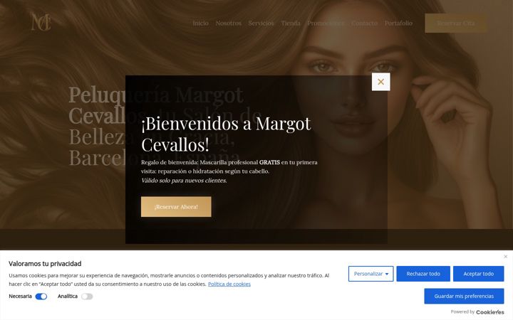 Screenshot of margotcevallos.com