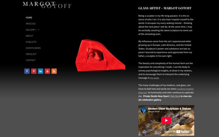 Screenshot of margotgotoff.com