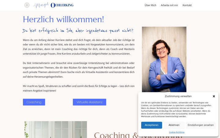 Screenshot of margotoehlerking.de