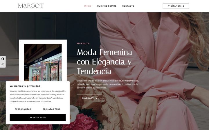 Screenshot of margottmoda.es