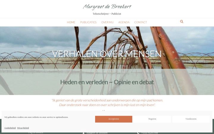 Screenshot of margreetdebroekert.nl
