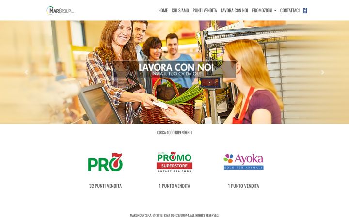 Screenshot of margroup.eu