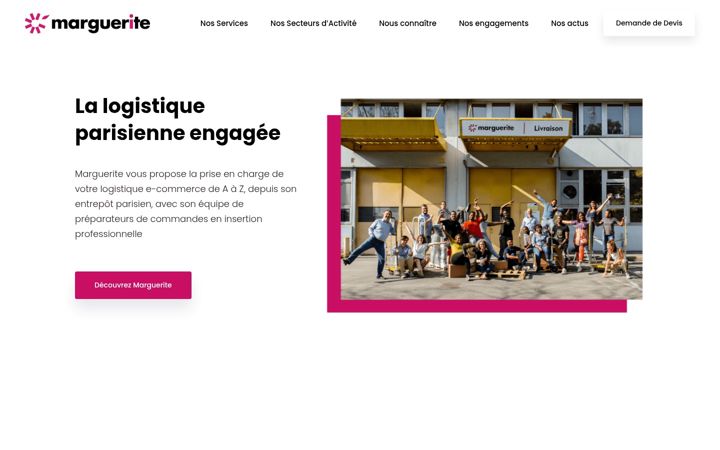 Screenshot of marguerite.pro