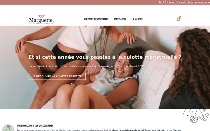 Screenshot of marguette.com