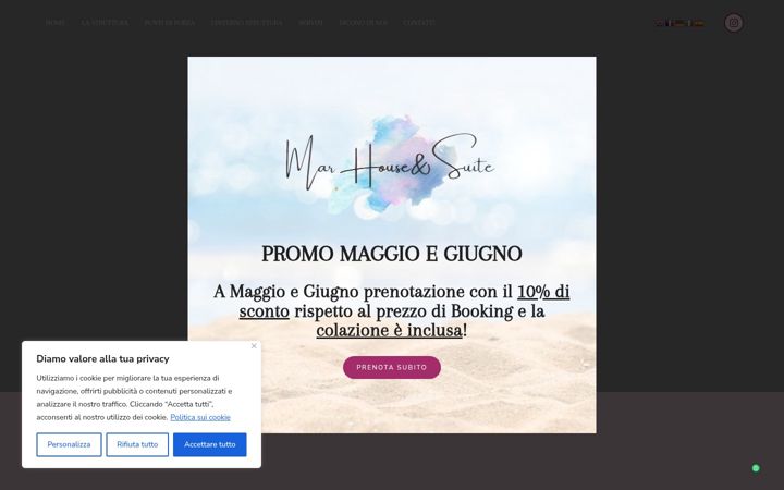 Screenshot of marhouseesuites.it