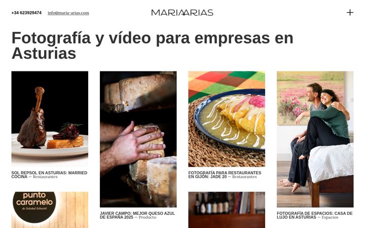Screenshot of maria-arias.com
