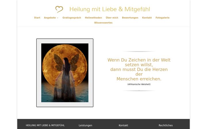 Screenshot of maria-herzensenergie.de