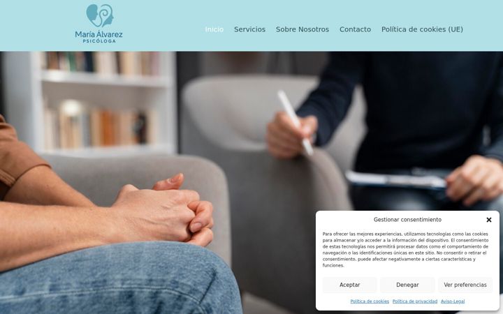 Screenshot of mariaalvarezgarcia.com
