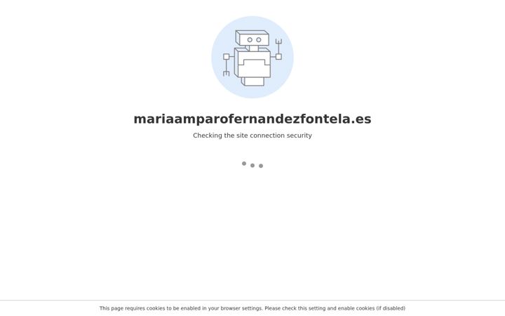 Screenshot of mariaamparofernandezfontela.es