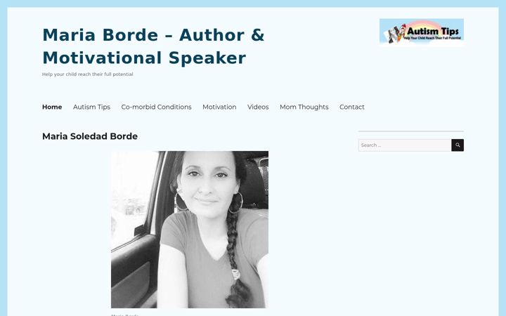 Screenshot of mariaborde.com