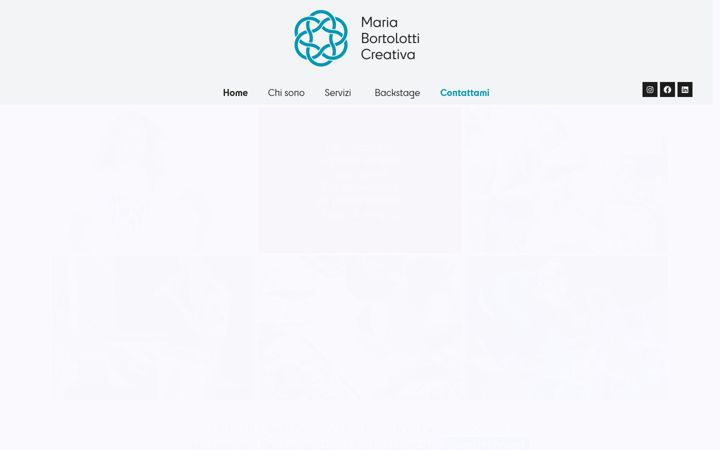 Screenshot of mariabortolotti.com