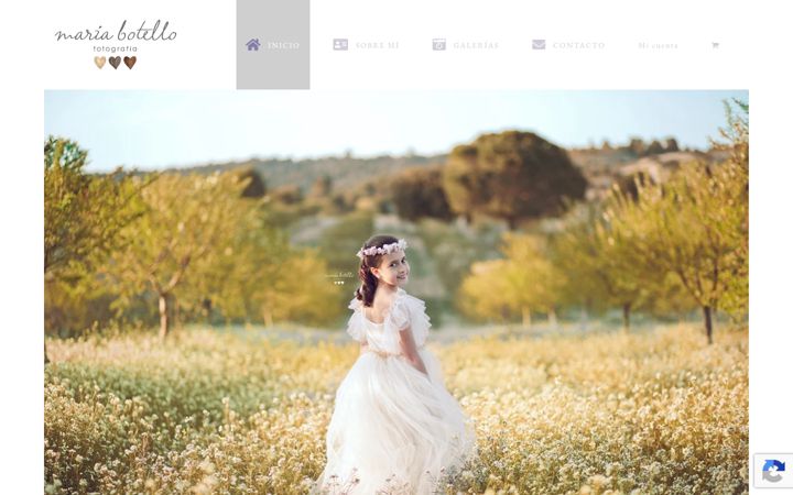 Screenshot of mariabotello.com