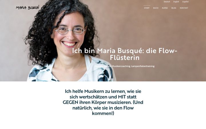 Screenshot of mariabusque.net