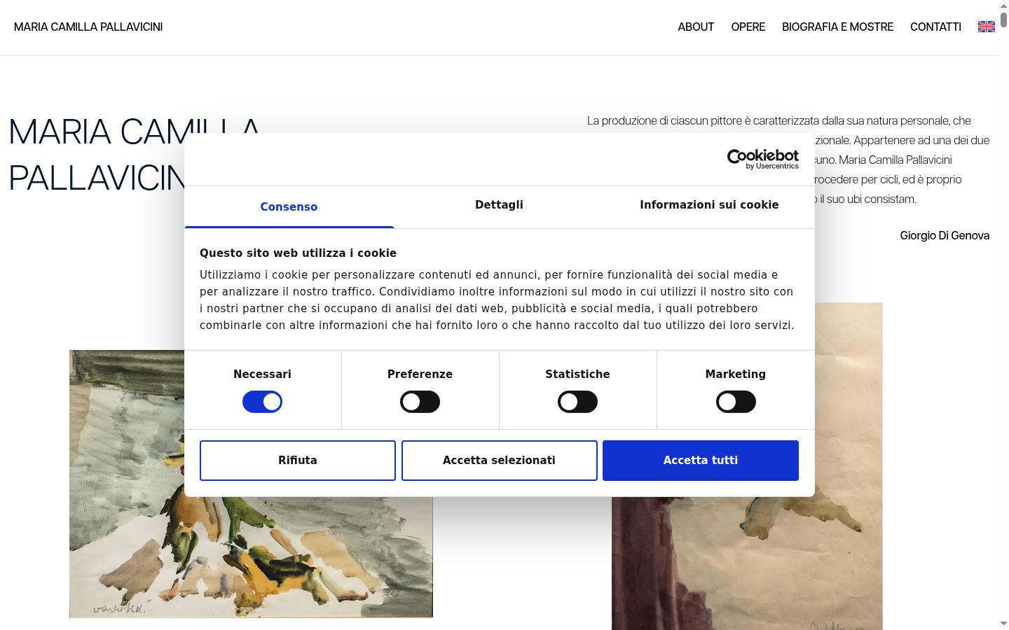 Snímek obrazovky baneru souhlasu zobrazeného před jakoukoli interakcí