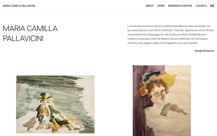Screenshot of mariacamillapallavicini.it