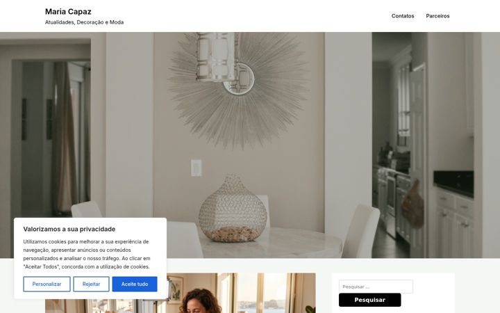Screenshot of mariacapaz.pt