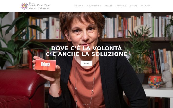 Snímek obrazovky mariaelenacicali.it